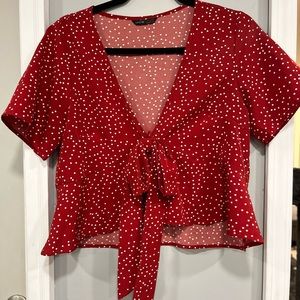 Summer blouse and crop top